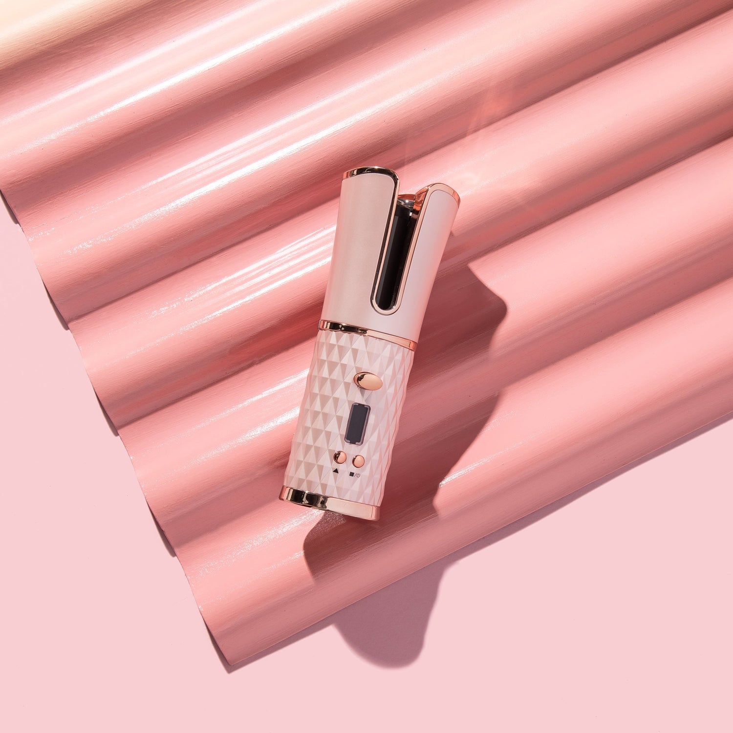 LuxeWave™ Cordless Hair Curler – Elegant Edition - FastShopperz