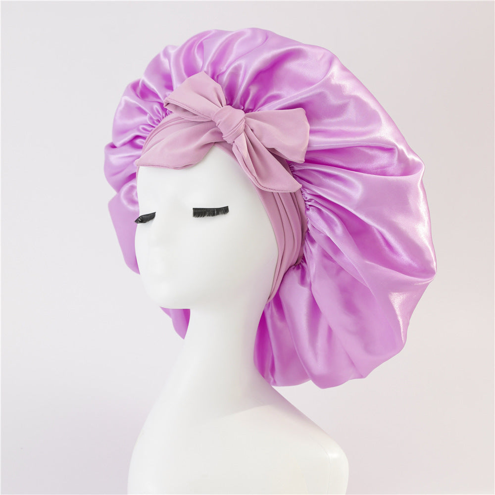 SilkGuard™ Satin Sleep Bonnet – Protect Your Curls Overnight - FastShopperz