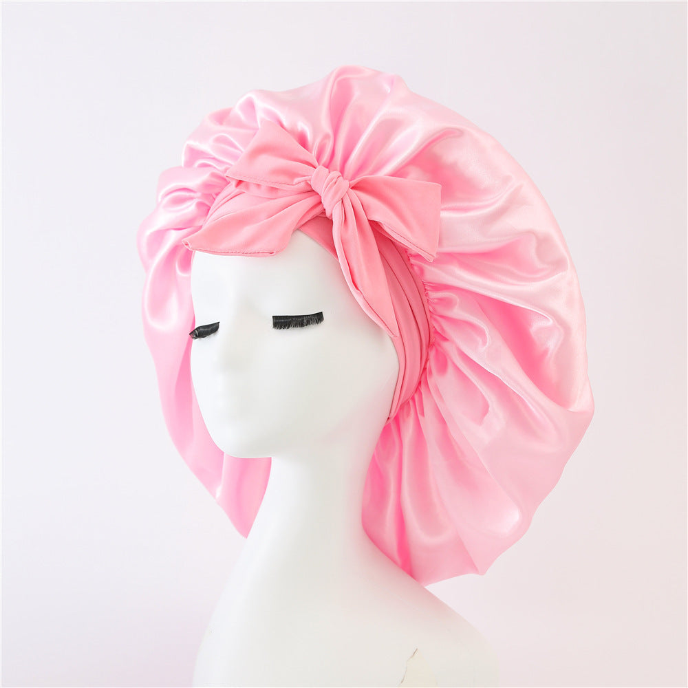 SilkGuard™ Satin Sleep Bonnet – Protect Your Curls Overnight - FastShopperz